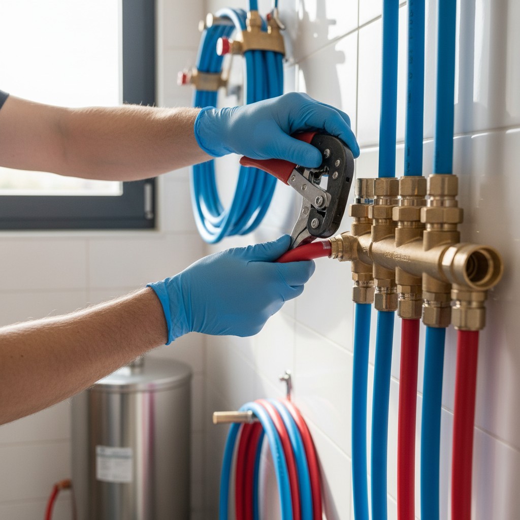 INSTALLATION MODERNE DE PLOMBERIE CHAUFFAGE